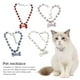 thumbnail image 3 of Methold 4 piezas mascotas collares de diamantes de imitación colgante joyería collares adorno gargantilla accesorio Navidad vacaciones cumpleaños Ropa para mascotas METRO Methold  PT003867-02B, 3 of 6