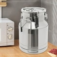 thumbnail image 2 of 10 Liter Round Stainless Steel Milk Storage Can Milk Jug Transport Sealed Bucket, 2 of 24