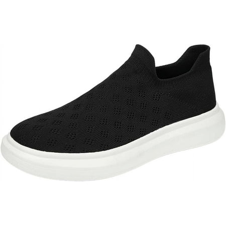 

Men s and Women s Fashion Sneakers Slip-On Breathable Comfortable Walking Shoes