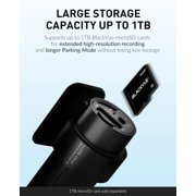 BlackVue DR970X-2CH Plus II Dash Cam – 4K UHD أمامي وخلفي عالي الدقة بالكامل مع STARVIS 2 وHDR، تمهيد سريع، USB-C، تشغيل الفيديو عبر Wi-Fi، الوصول السحابي عن بعد، وضع ركن السيارة الذكي