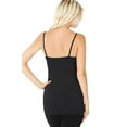 thumbnail image 6 of Womens Seamless Nylon Criss Cross Cami Long Tank Top, 6 of 7