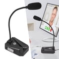 thumbnail image 3 of Desktop Mic, 3.5mm Noise Reduction PC Microphone  for Karaoke for Conference for Gaming  Head, 3 of 8