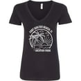 thumbnail image 3 of Inktastic Summer Vacation Mode Fort Walton Beach Florida Women's V-Neck T-Shirt, 3 of 5