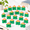 Green-60, variant on 60 Set Mini Dumpster Figgift Desk Accessory Green