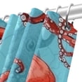 thumbnail image 5 of Octopus Waterproof Bathroom Curtains with Hook, Printed Design, for Bathroom Decoration - Shower Curtain Sets, 5 of 5