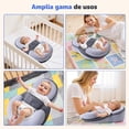 thumbnail image 2 of Almohada Antireflujo, 63CM Cuerpo Completo Cojin Anti Reflujo, Colchon Antirreflujo Con Inclinaci&oacute;n De 15 Grados, Con Zona De Modelado De Cabeza Y Cintur&oacute;n De Seguridad, C&oa, 2 of 7