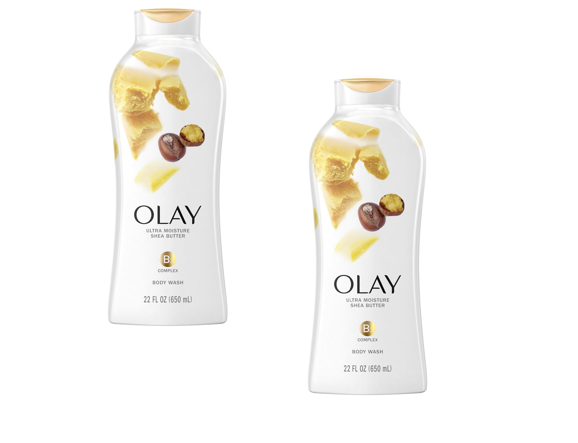 Olay Ultra Moisture Body Wash with Shea Butter, 22 fl oz - 2 Pack