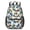 Tractor and Tractors, variant on Tractor and Tractors White Pattern 17" School Backpacks for Teens,Waterproof Oxford Fabric,S-Shape Padded Straps for School,Travel,Hiking,Camping