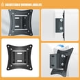 thumbnail image 3 of CIMAXIC Universal Black Computer Monitor Wall Mount for Home Office with Space Saving Design, 3 of 8