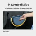 thumbnail image 6 of QTBIUQ Kitchen Hanging Folding Trash Can, Wastebasket Suitable For Bathroom Cabinet Door Toilet Garbage Can Navy, 6 of 7