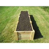 Infinite Cedar 3 Ft X 3 Ft X 11 In Raised Garden Bed Kit - Made From 1 Thick Western Red Cedar From North America