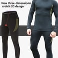 thumbnail image 2 of Qarigey Conjunto de ropa interior térmica para hombre y mujer, para correr, trotar, hacer ejercicio, hacer ejercicio, camisetas de manga larga, Ropa interior Verde S Qarigey AP013375-07, 2 of 6