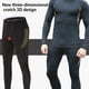 thumbnail image 4 of Guardurnaity Conjunto de ropa interior térmica para hombre y mujer, para correr, trotar, hacer ejercicio, hacer ejercicio, camisetas de manga larga, Ropa interior Negro XXL Guardurnaity AP013375-05, 4 of 6