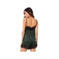 thumbnail image 3 of Kernelly Sexy Pajama Set for Women Lace Cami and Shorts Two Piece Satin Sleepwear, 3 of 4