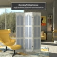 thumbnail image 2 of Oriental Furniture 6 ft. Tall Shutters Canvas Room Divider - 3 Panel, 2 of 7