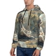 thumbnail image 3 of Lsque Forest Meditating White Tiger Pattern Casual Men's Hoodie,Hooded Sweatshirt with Kangaroo Pocket,Pullover Hoodie-Large, 3 of 7