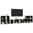 thumbnail image 5 of vidaXL TV Cabinet Set 8 Piece TV HiFi Unit Stereo Stand Chipboard Multi Colors, 5 of 5
