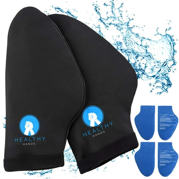 Healthy Hands Hand Ice Pack Wrap – Cold Therapy for Hands - Ice Gloves for Chemo, Neuropathy, Arthritis, Injuries and Working Hands â€&