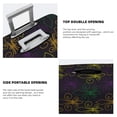 thumbnail image 5 of Bixox Washable Mardi Gras Carnival Printed Luggage Cover, Fashion Suitcase Protector Fits for Medium luggage, 5 of 8