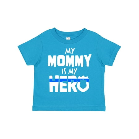 

Inktastic My Mommy is My Hero Police Officer Family Boys or Girls Toddler T-Shirt