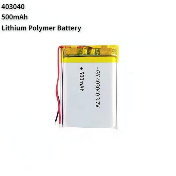 3.7V 500mAh Li-Ion Battery 403040 Lithium Polymer Rechargeable Battery For SmartWatch Eletric Tool