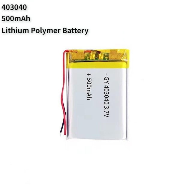 Batterie Li-Ion 3,7 V 500 mAh, Batterie Rechargeable au Lithium Polymère 403040 pour Montre Intelligente, Outil Électrique