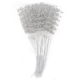 thumbnail image 1 of 100 Uds. Palos de perlas accesorios de decoración DIY ABS usables para fiesta de boda plata, 1 of 5