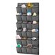 thumbnail image 1 of Organizador de zapatos colgante Wdftyju 24 bolsillos 4 ganchos borde negro, 1 of 6