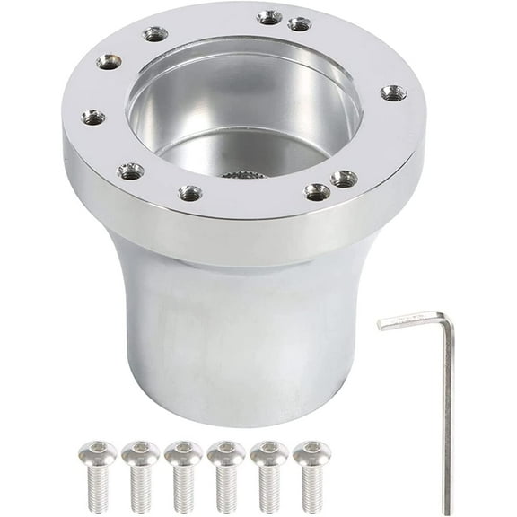 munirater Golf Cart Steering Wheel 5/6 Hole Hub Adapter Replacement for EZGO RXV/TXT Cart