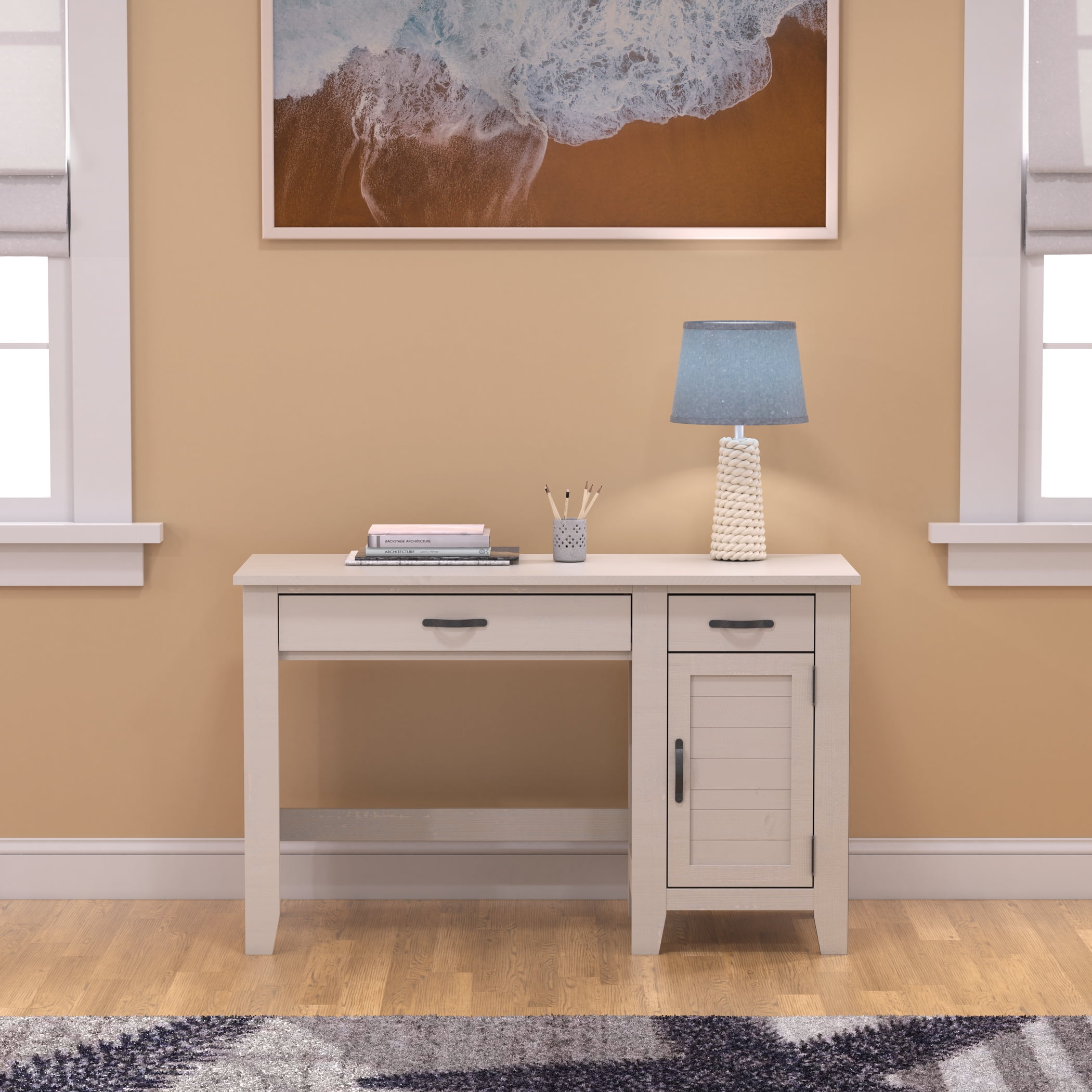 Child Craft Forever Eclectic Long Beach Desk, Pumice