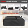 thumbnail image 3 of Funda Protectora Kingshion gris oscuro Compatible con Tocadiscos SL-Q300/SL-B250/SL-B260/SL-BD20/SL-, 3 of 6