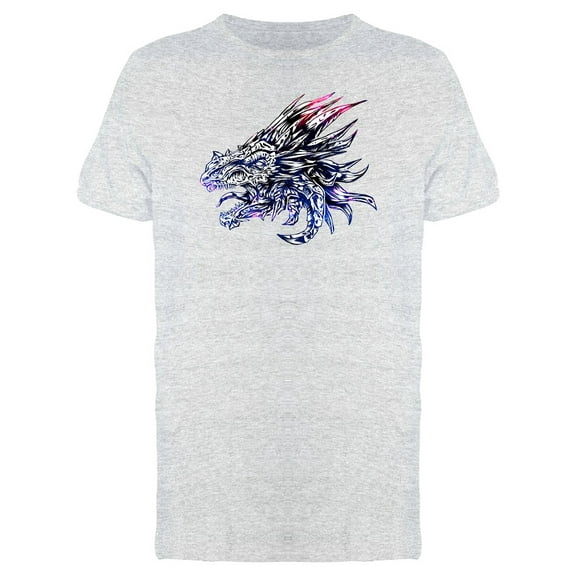 Head Snarling Dragon Logo Tee Men's -Image by Shutterstock
