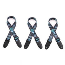 Guitar Strap, Jacquard Embroidered Cotton Strap, Suitable for Bass, Acoustic and Electric Guitar,C