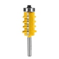 thumbnail image 3 of T-Slot Finger Joint Router Bit 1/2 Inch 1/4 Inch 6mm 8mm Shank Reversible for Woodworking Cutting, 3 of 9