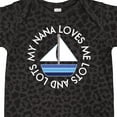 thumbnail image 4 of Inktastic My Nana Loves Me Sailboat Boys Boys Baby Bodysuit, 4 of 5