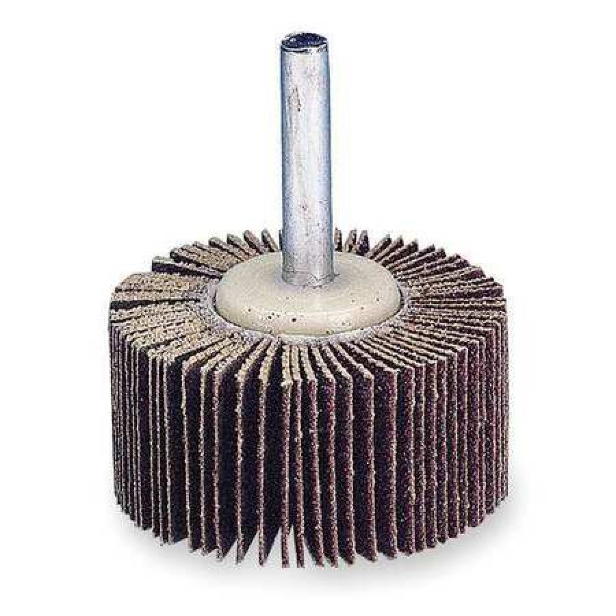 MERIT 08834131509 Flap Wheel,AO,1x1x1/4 In Shank,60G