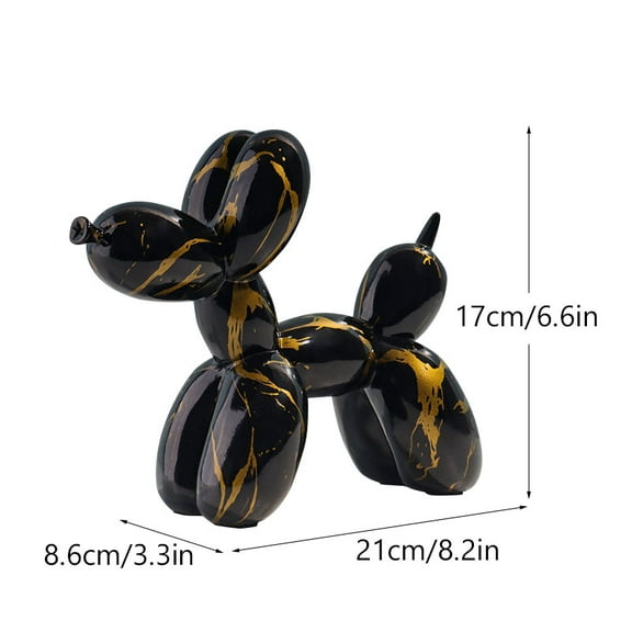 Pop Art Graffiti Balloon Dog Sculpture Object Painting Balloon Statue Ideas Animal Figures Decorative Items for Home Decor