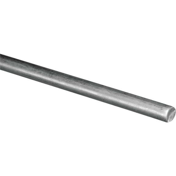 National Hardware 179820 3/4 in. x 36 in. Steel Smooth Rod, Zinc Plated