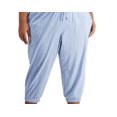 thumbnail image 2 of Id Ideology Womens Performance Plus Size Cropped Jogger Pants, Blue, 2X, 2 of 3