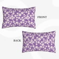 thumbnail image 2 of Lsque Daisies Flowers Pattern Pillow Case – Soft & Cozy Throw Pillow Cover, Hypoallergenic Cushion Case for Sleeping Women with Envelope Closure-16"x24", 2 of 6