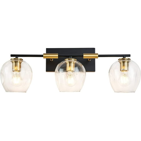 

Vanity Light 3 Light Bathroom Lights Over Mirror Brass Vanity Light for Bathroom Vintage Farmhouse Bathroom Light Fixtures