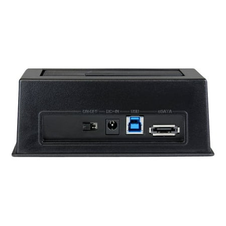 StarTech.com - eSATA/USB 3.0 Hard Drive Docking Station - Black