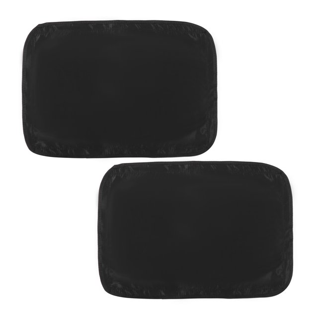 Unique Bargains 1set Black 23.23'x16.14' RV Door Window Shades Cover Sun Shade Screen Car Window Covers for Travel Trailer RV