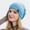 Blue, variant on Idoravan Winter Hats for Women Fashion Women Casual Cap Windproof Warm Tie-dye Gradient Print Hat Cold Hat Gray