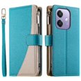 thumbnail image 1 of Funda cartera GANGXUN para OPPO A60 5G , cuero PU con tarjetero, cremallera, correa de mano, soporte y protección 390°, 1 of 6