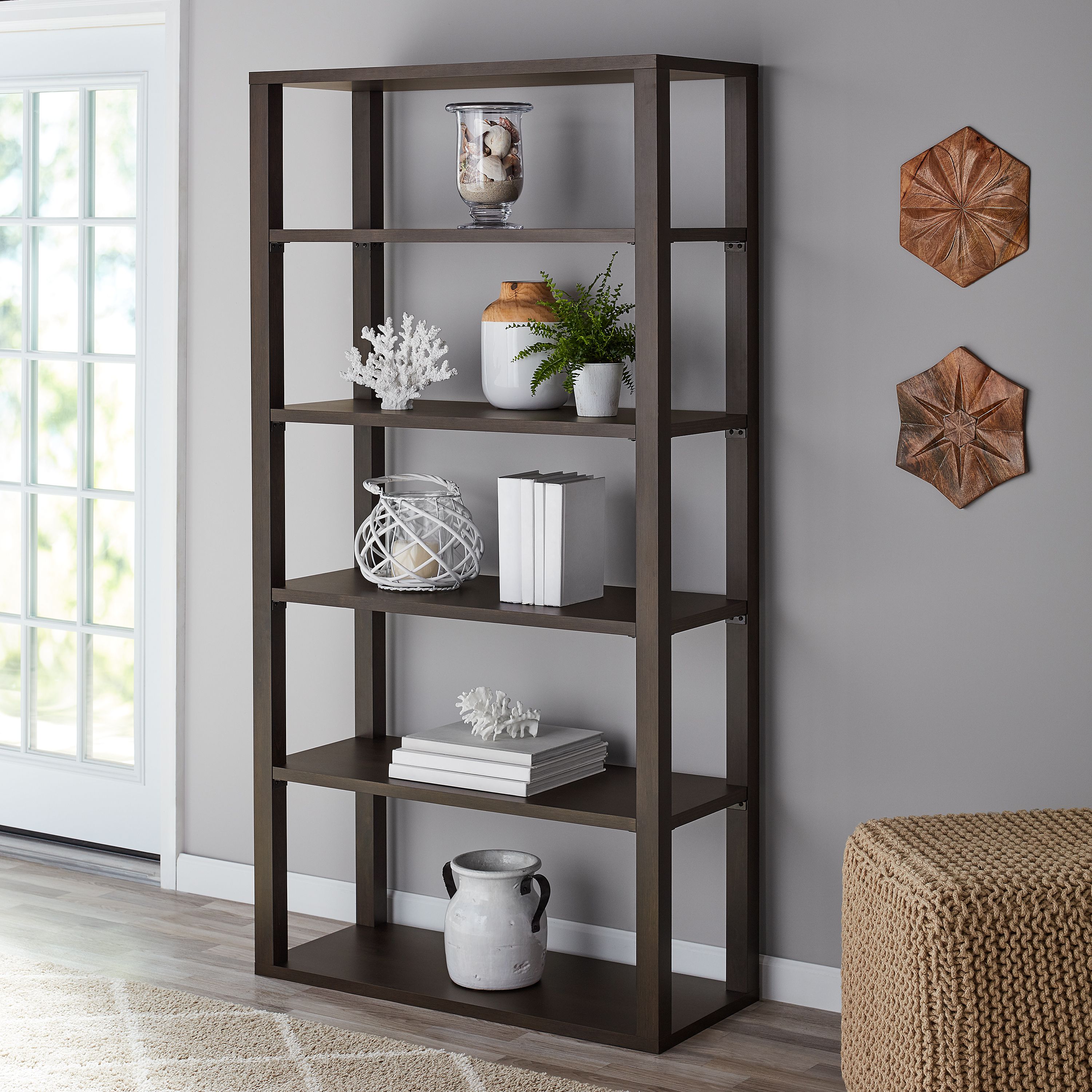 parsons 5 shelf bookcase