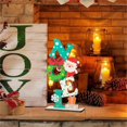 thumbnail image 4 of Adornos navideños de madera para la mesa Adornos de madera de Papá Noel Adornos navideños de Papá Noel para la mesa Adornos navideños para la mesa Adornos de madera, 4 of 5