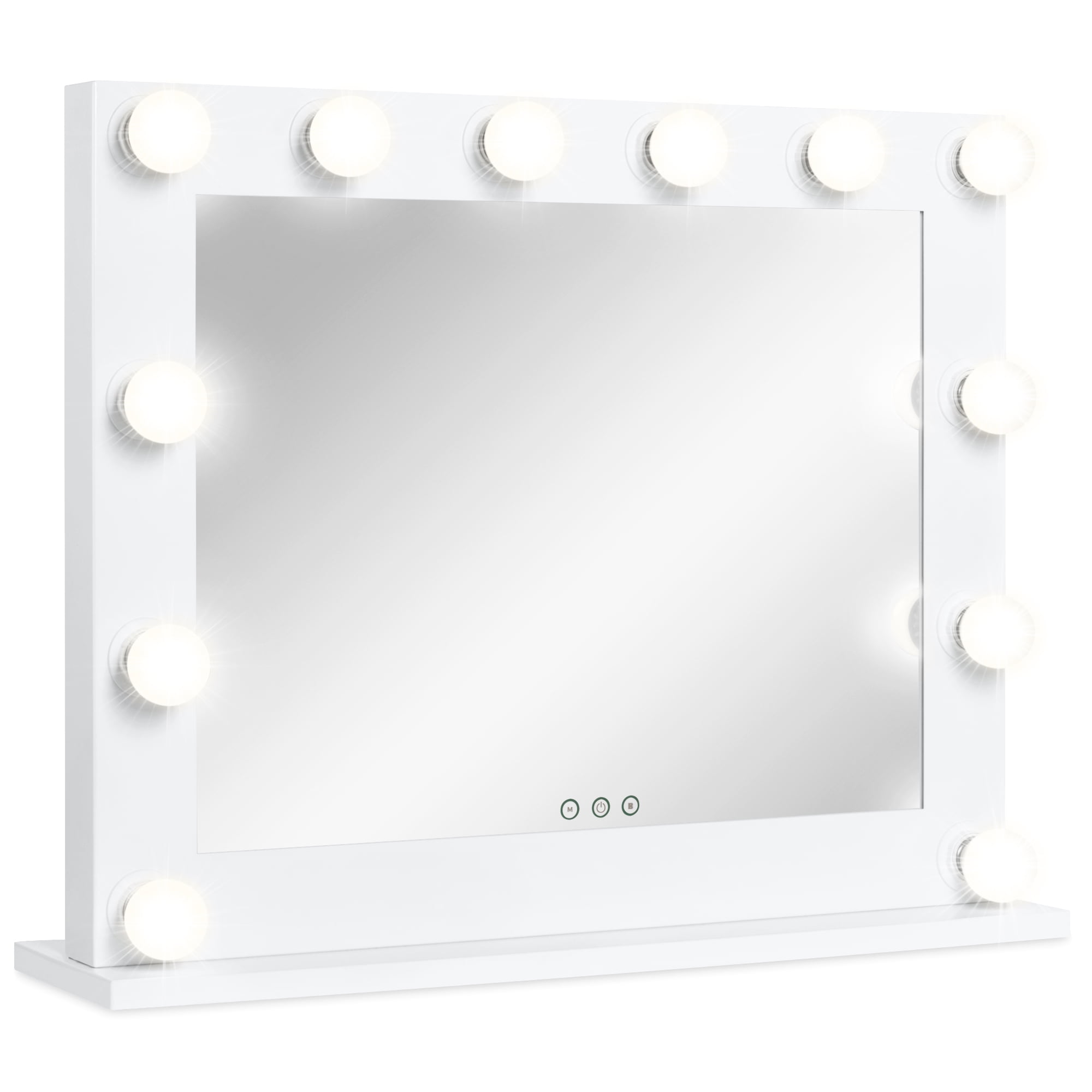Best Choice Products Hollywood LED Vanity Mirror, Tabletop or Wall