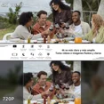 thumbnail image 3 of Skululu Security Camera 10mp 360° Wifi Hd IP66 Vision Nocturna Voice C662DR blanco, 3 of 8