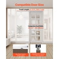thumbnail image 2 of VEVOR Sliding Pocket Door Hardware Track Kit, 5ft Heavy Duty Pocket Door Hardware Kit, Commercial Grade Pocket Door Hardware and Track Set for 24"-30" Wide Single Door, Smoothly and Easy to Install, 2 of 9